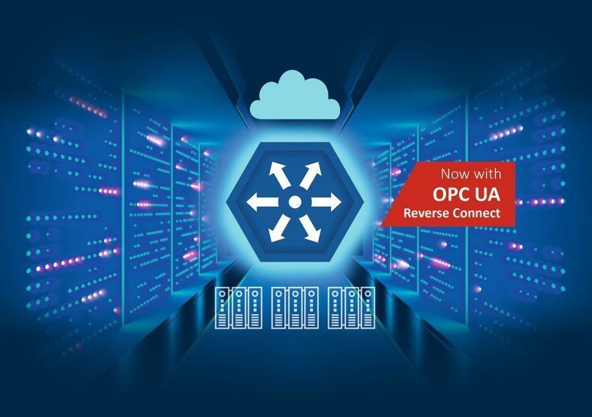 dataFEED OPC Suite Extended van Softing biedt extra beveiliging voor data-integratie met OPC UA Reverse Connect